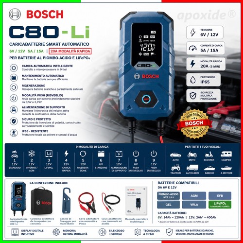 Bosch c80 carica - bosch®, c80-li★carica