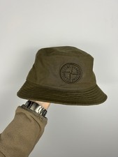 Green stone island visor cap - green,