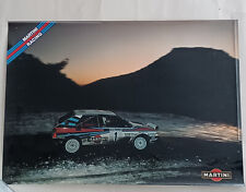 Martini Racing poster 1989 - Lancia delta integrale al Rally di Monte-Carlo