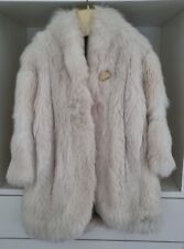 Pelliccia donna volpe ombra shadow V Cavazzuti Modena bianco sartoriale cm 68