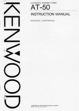 Kenwood AT-50 Tuner Owners Instruction Manual