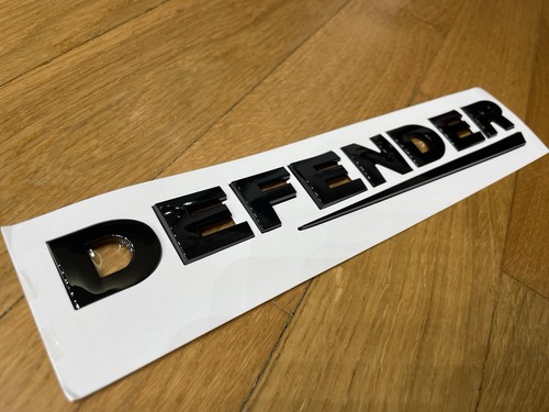 Defender scritta nero - defender,