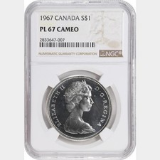 Canada Proof 1967 un dollaro