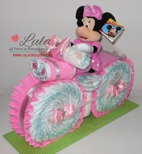 Torta Pannolini Moto Peluche