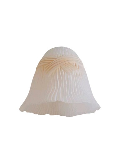 Paralume vetro tazza bianca - paralume,