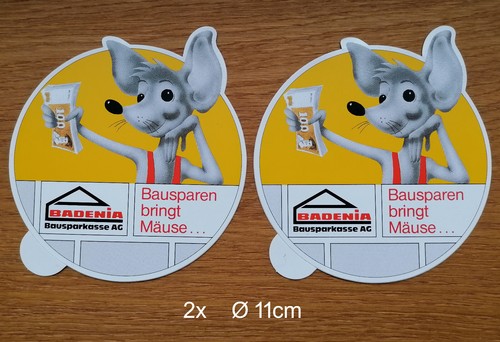Vecchi adesivi sticker topo - 2,