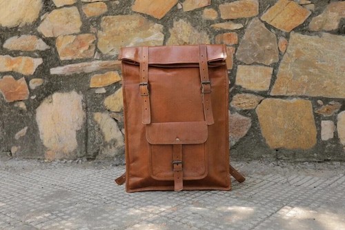 Zaino vintage marrone uomo - da,