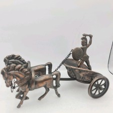 Vintage Bronzed Metal Roman