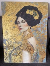GUSTAV KLIMT dipinto olio su