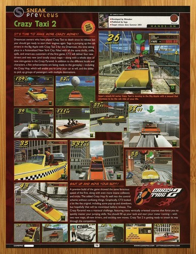 2001 crazy taxi dreamcast - 2001,