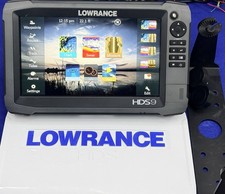 Lowrance HDS 9 Gen 3 GPS Chartplotter Sonar Fish Finder Display W/ Cover & Mount
