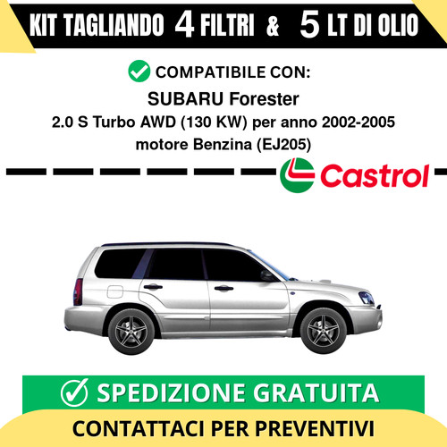 Tagliando per subaru forester - tagliando,