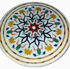 Piano In Marmo 36" Con Pietre