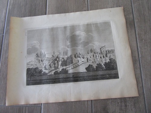 Grande gravure 1739 italie - grande,
