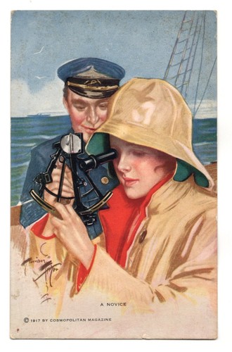 1917 cartolina nautica - -,
