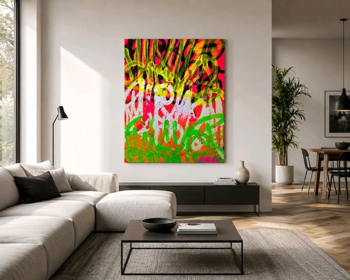 Quadro graffiti arte street