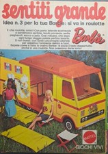 BARBIE Roulotte - Rara Pubblicità D'epoca - 1974 - Vintage
