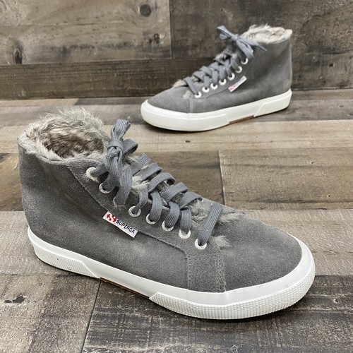 Stivali donna superga grigio - stivali,