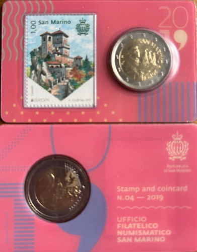 San marino euro coin - san,