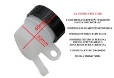 Vaschetta olio freni serbatoio - olio,