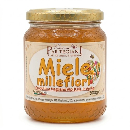 Miele italiano millefiori con - miele,