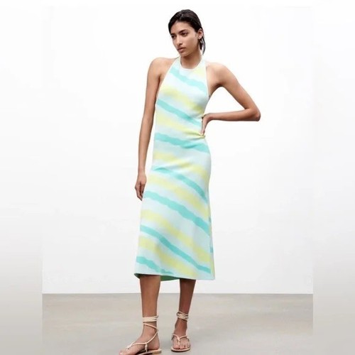 Maxi abito zara maglia con - maxi,