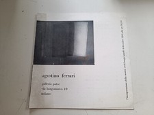 Agostino Ferrari galleria Pater Milano 1961