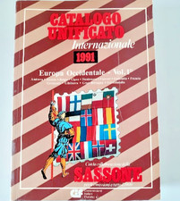 8 CATALOGHI: UNIFICATO INTERN EUROPA OCC. VOL 1 E 2;SASSONE SPECIALIZZATO 1992;U