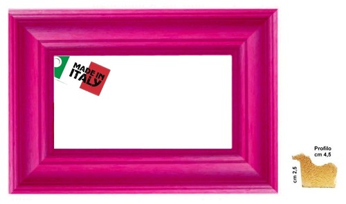 Cornice fuxia legno - cornice,