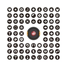 Filtro copriobiettivo effetto bokeh 72 modelli per Canon Nikon Sony Yongnuo Sigma