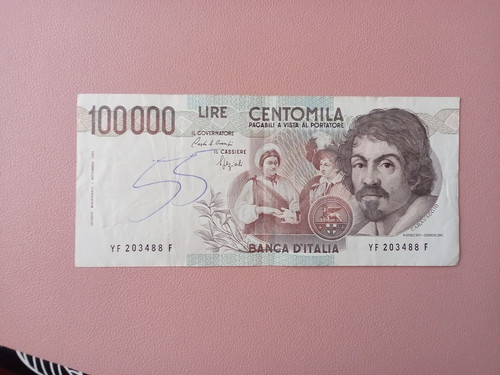 Banconota 100000 lire - banconota,