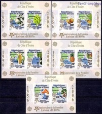 Costa d'Avorio Costa d'Avorio 2005 EUROPA Frutta Banane Ananas Caffè Imperfetto **