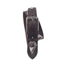 Cintura 4 cm in cuoio