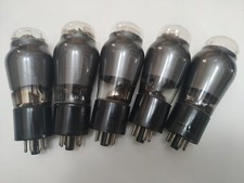 NOS 5x 6M6G KT61 EL33 Visseaux production x LEAK tubes amplifier, strong tested 