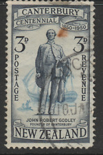 NUOVA ZELANDA John Robert Godley coloniale riformatore statista 3d usato A16P1F19