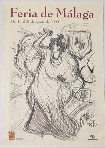Poster ballerino flamenco