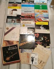 LOTTO STOCK DISCHI VINILI LP 33 GIRI VARI GENERI CLASSICA POP FOLK 