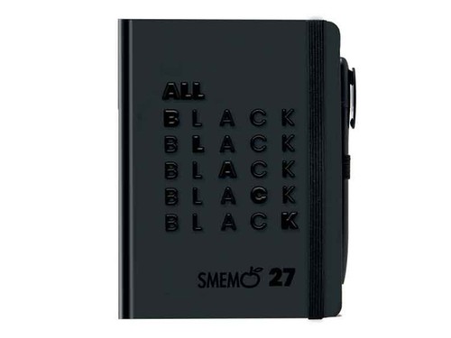 Diario smemoranda all black - all,