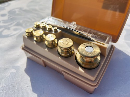 Vintage ohaus sto weights x - vintage, sto-a-weights