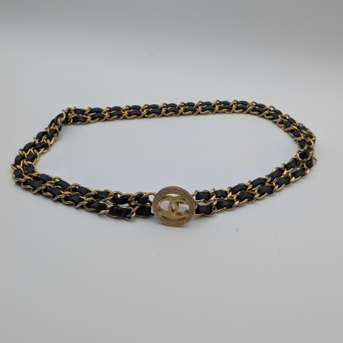 Cintura chanel pelle - chanel, con