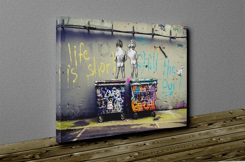 Bansky life short quadro - bansky, is