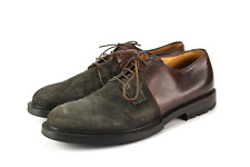 Barracuda n. 44 scarpe da uomo scarpe con lacci slipper pelle marrone TOP G 522