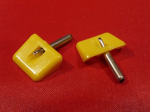 Pair stylus needles for