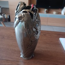 Vaso in peltro vintage