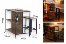 x Set Tavolo Bar con 2