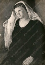 1957 Maternità Bruno SAETTI Collezione Paludetti autografo Cartolina fotografica