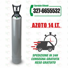 Bombola Azoto 14 Litri, nuova