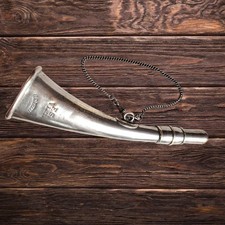 ? Tromba FS G. Garbini Roma – Ottone Argentato-Originale Anni ’20/’30 Ferrovie 