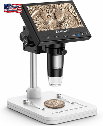 Elikliv microscopio lcd - elikliv, microscopio,