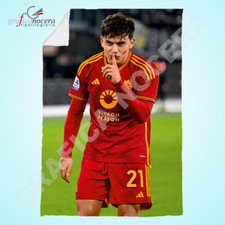 Plaid in pile Paulo Dybala Roma pazzo di joya idolo calcio coperta calda regalo